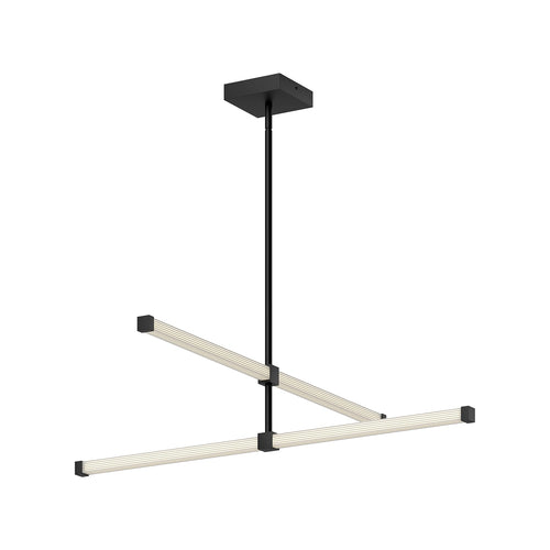 Blade 32-in Chandelier — Black