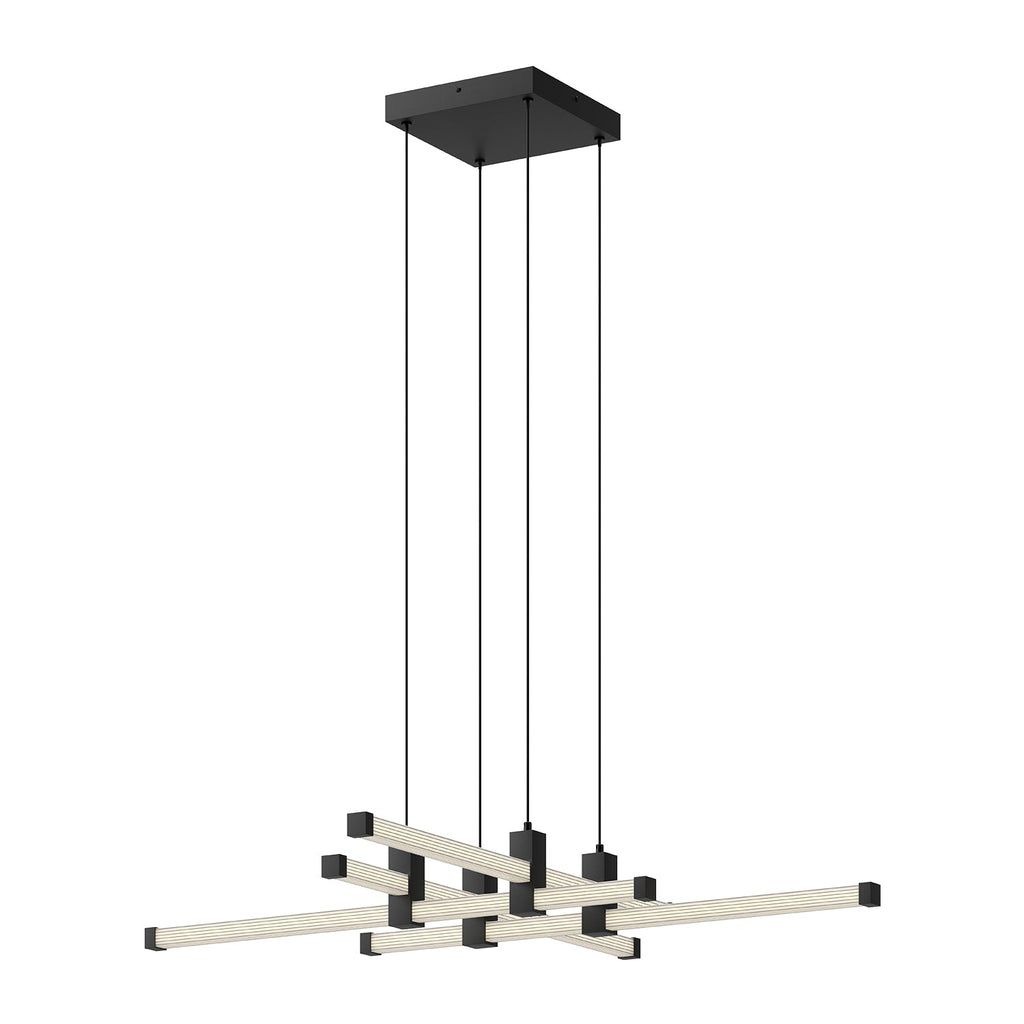 Blade 34-in Chandelier — Black