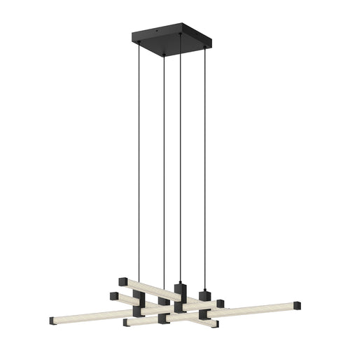 Blade 34-in Chandelier — Black