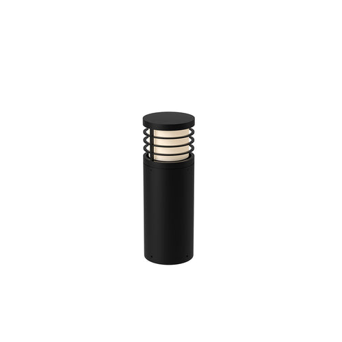 Blaine 18-in Exterior Bollard — Black [Universal Voltage]