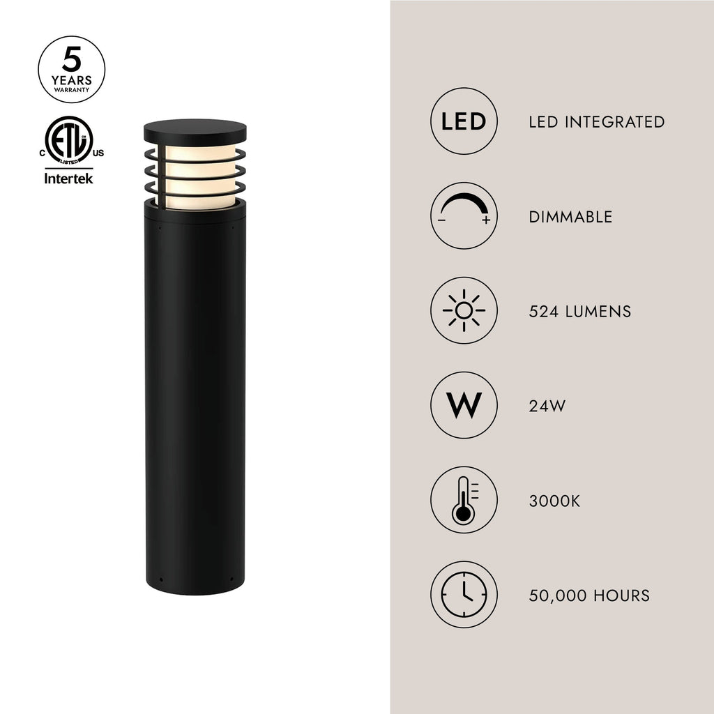 Blaine 29-in Exterior Bollard