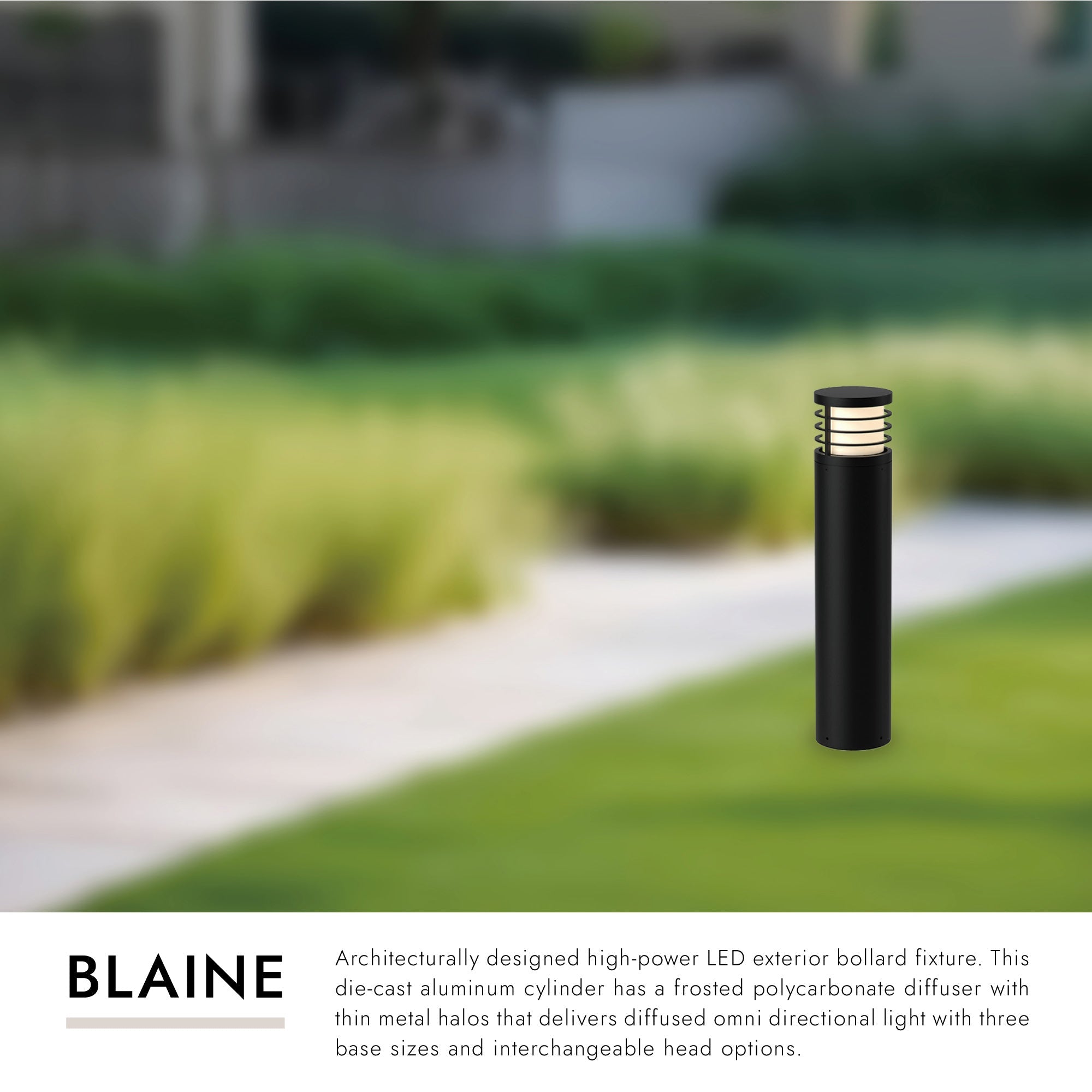 Blaine 29-in Exterior Bollard