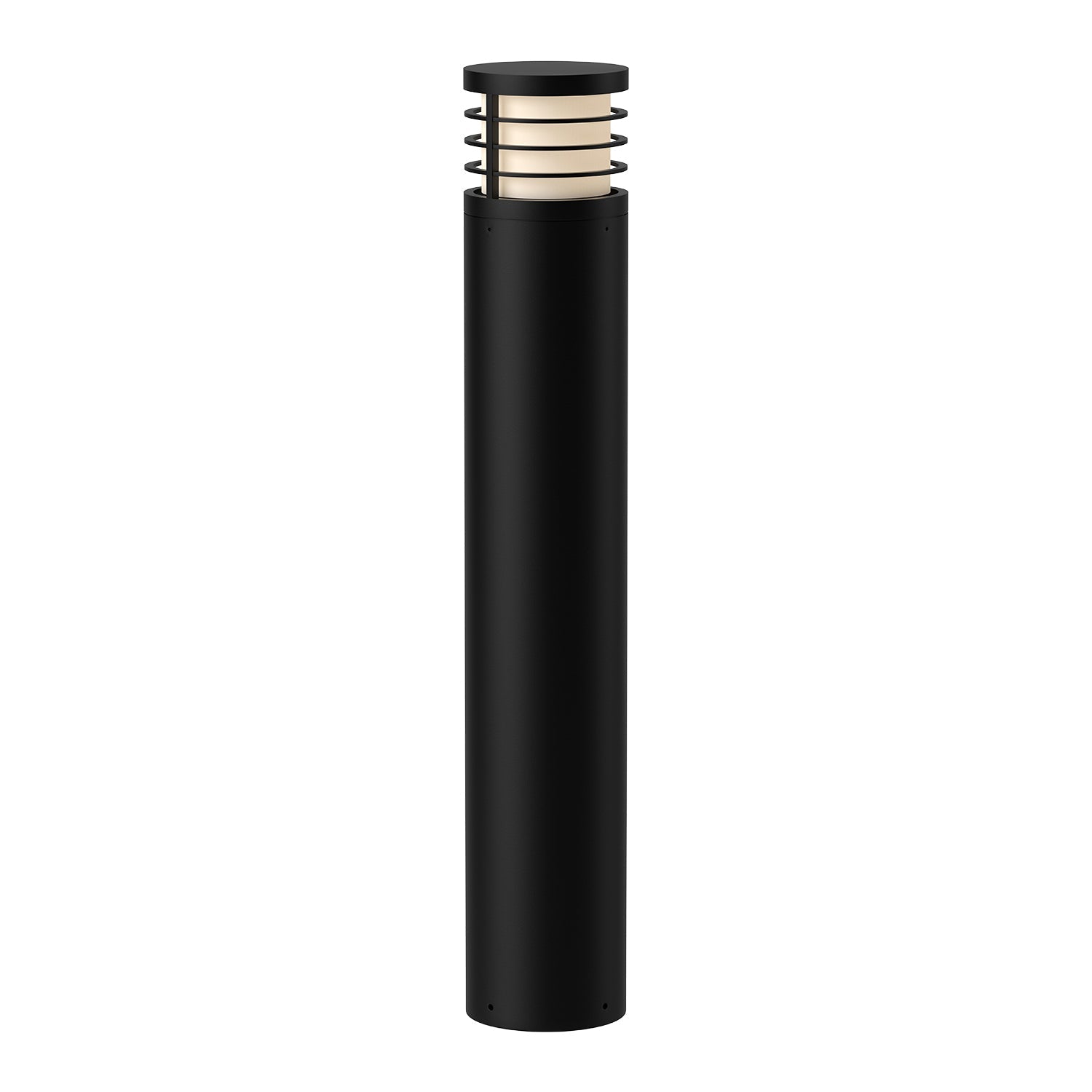 Blaine 37-in Exterior Bollard — Black [Universal Voltage]