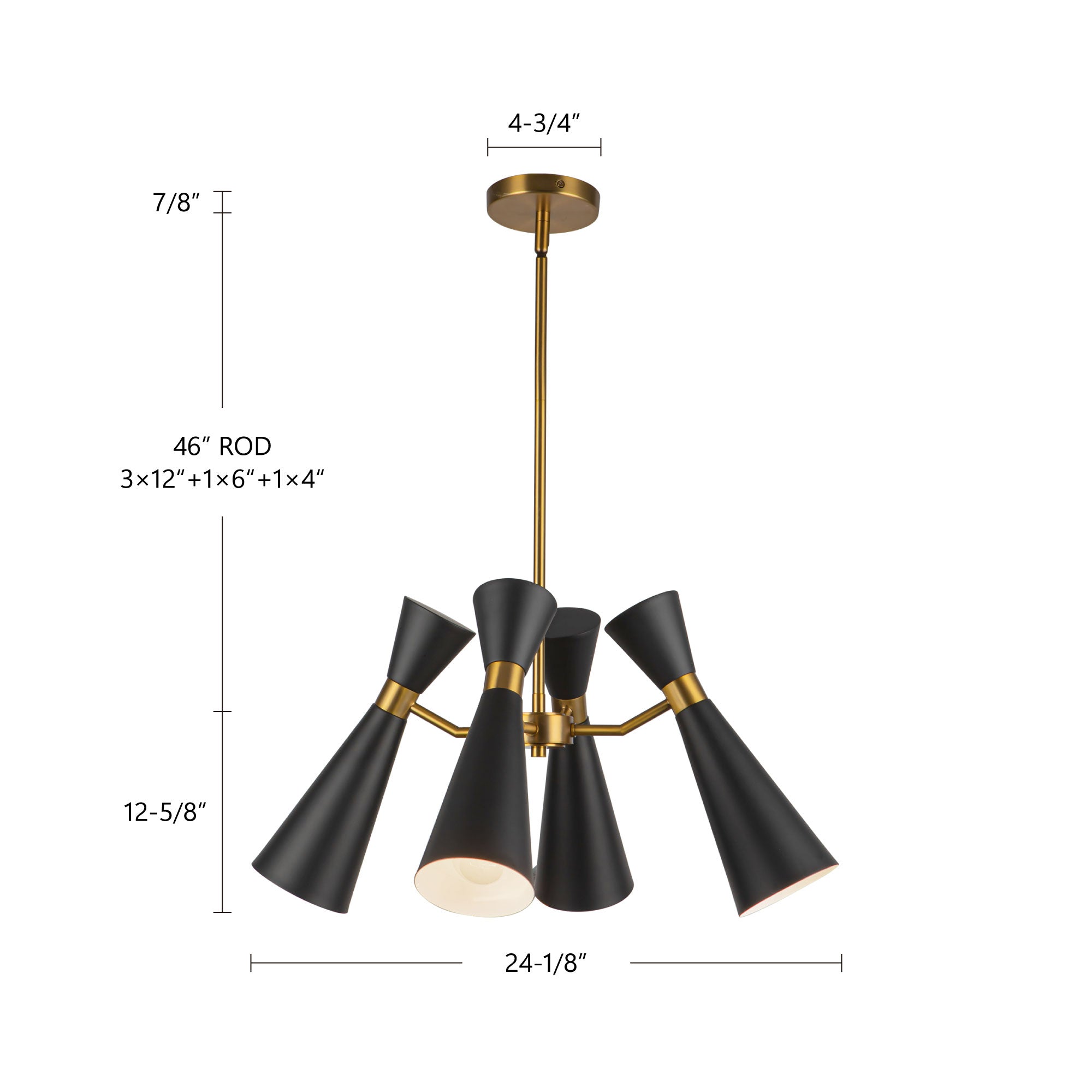 Blake 24-in Chandelier