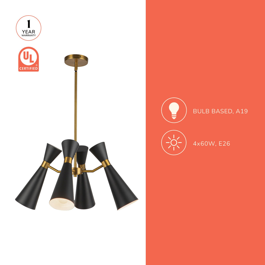 Blake 24-in Chandelier