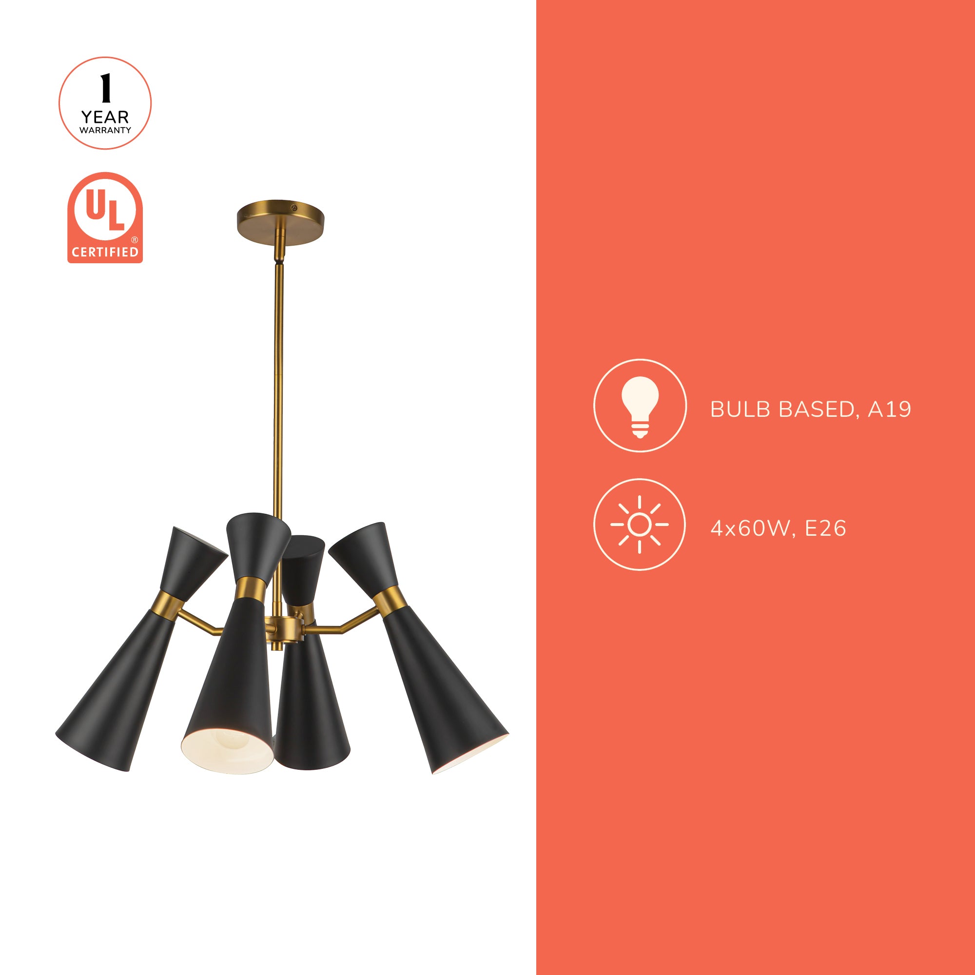 Blake 24-in Chandelier