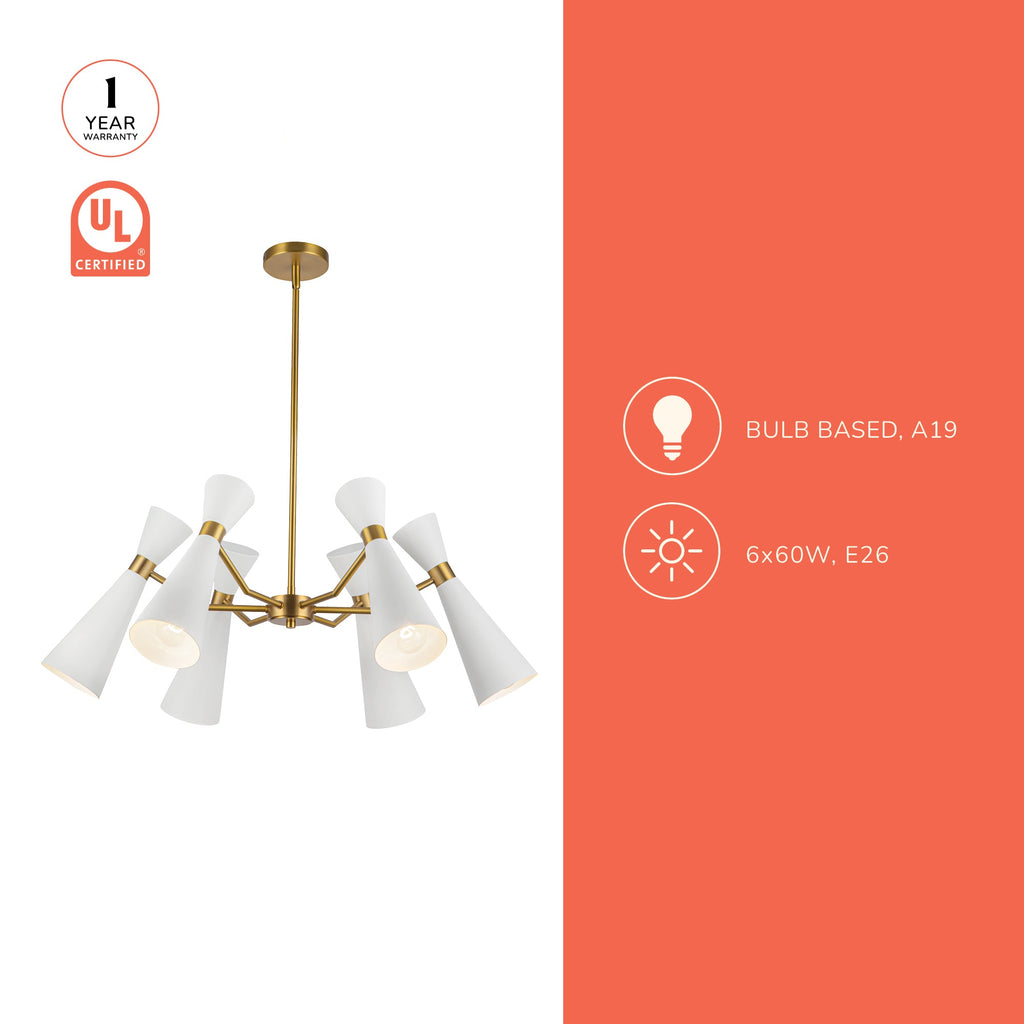 Blake 32-in Chandelier