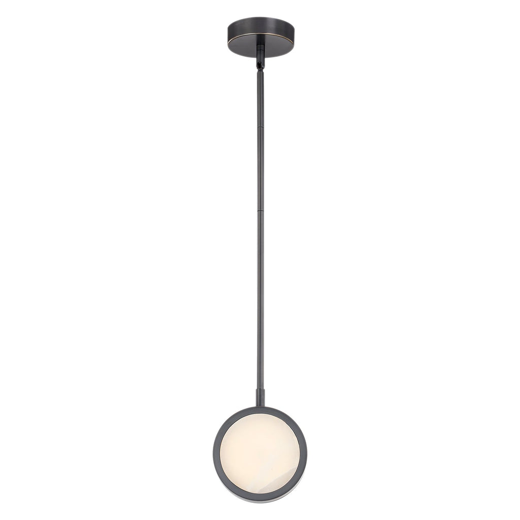 Blanco 6-in Pendant — Urban Bronze/Alabaster [Universal Voltage]