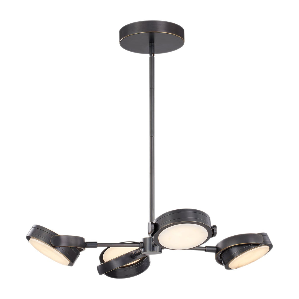 Blanco 28-in Pendant — Urban Bronze/Alabaster