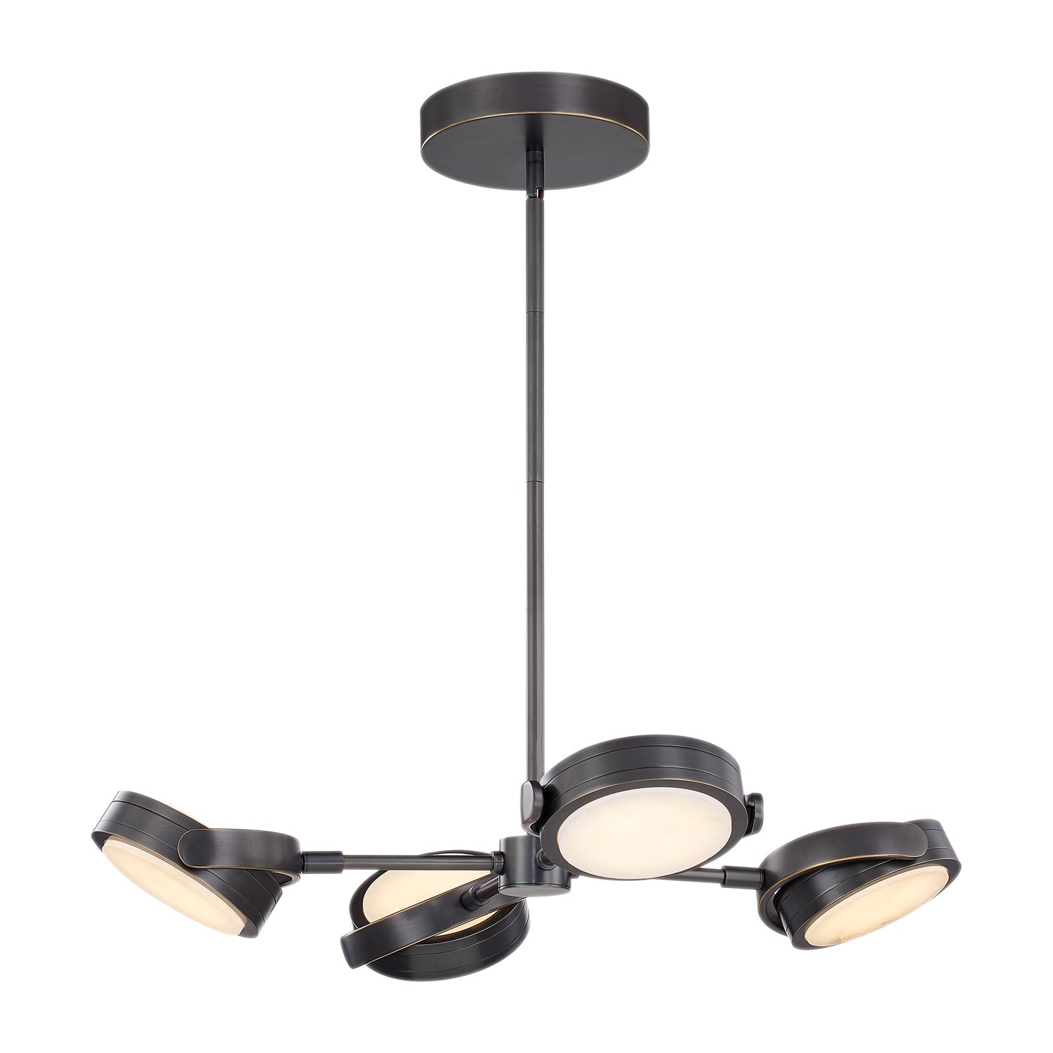 Blanco 28-in Pendant — Urban Bronze/Alabaster