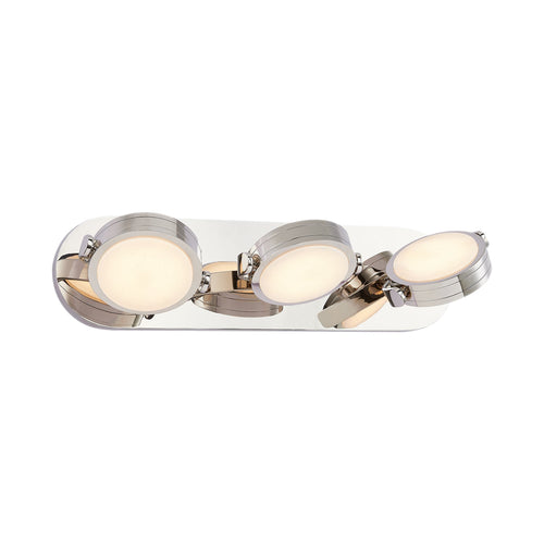 Blanco 26-in Wall/Vanity Light — Polished Nickel/Alabaster [Universal Voltage]