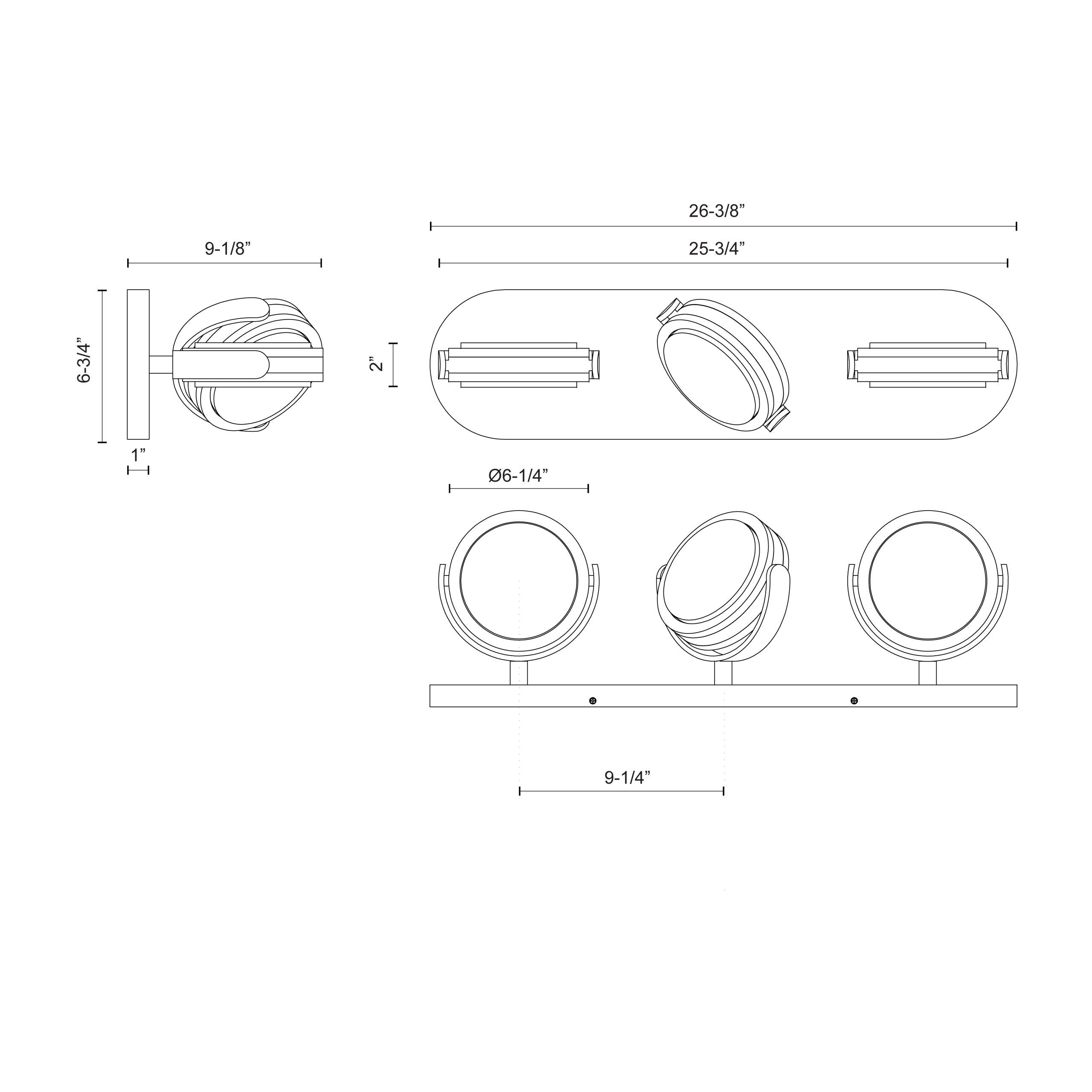 Blanco 26-in Wall/Vanity Light