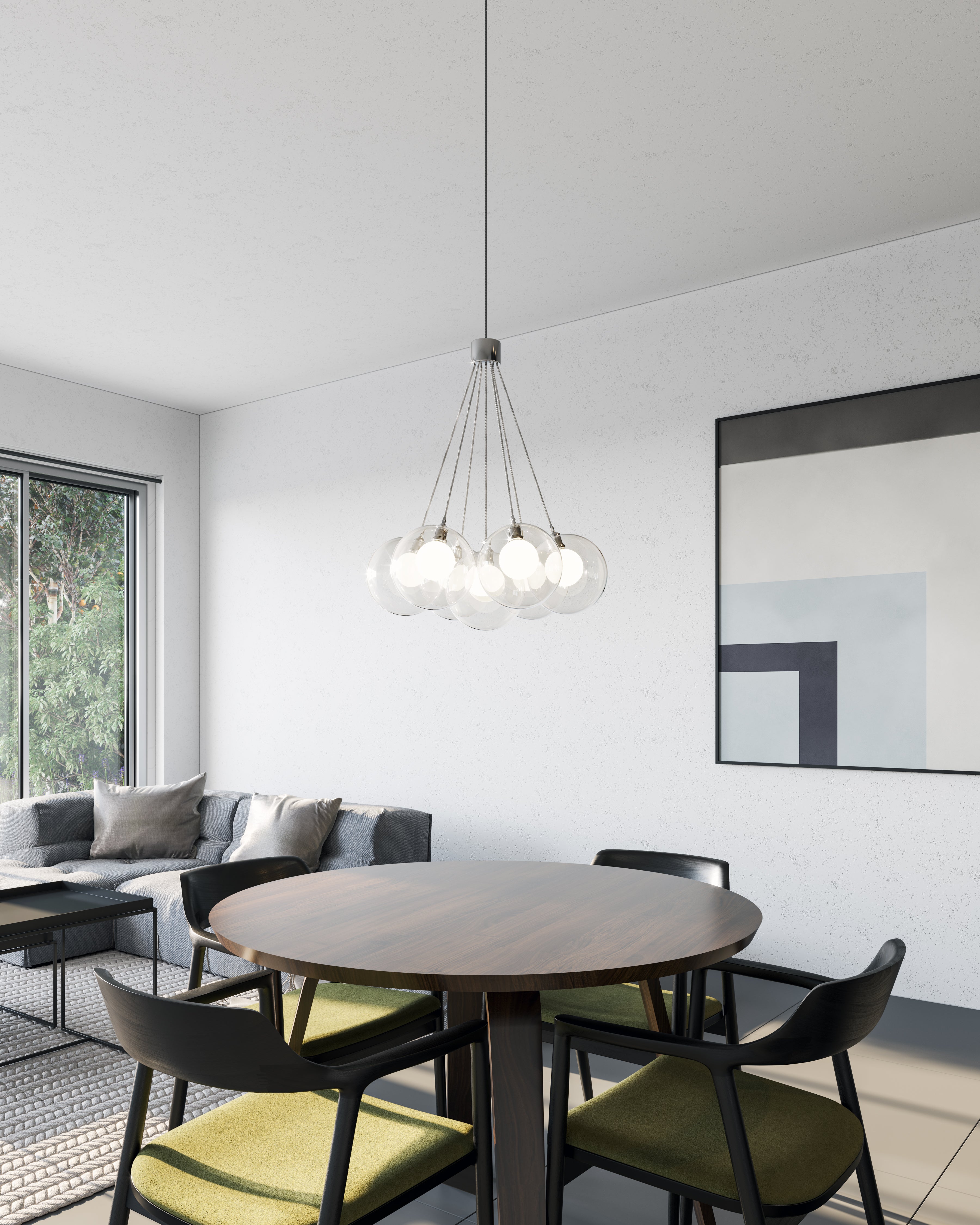 Bolla 17-in Chandelier