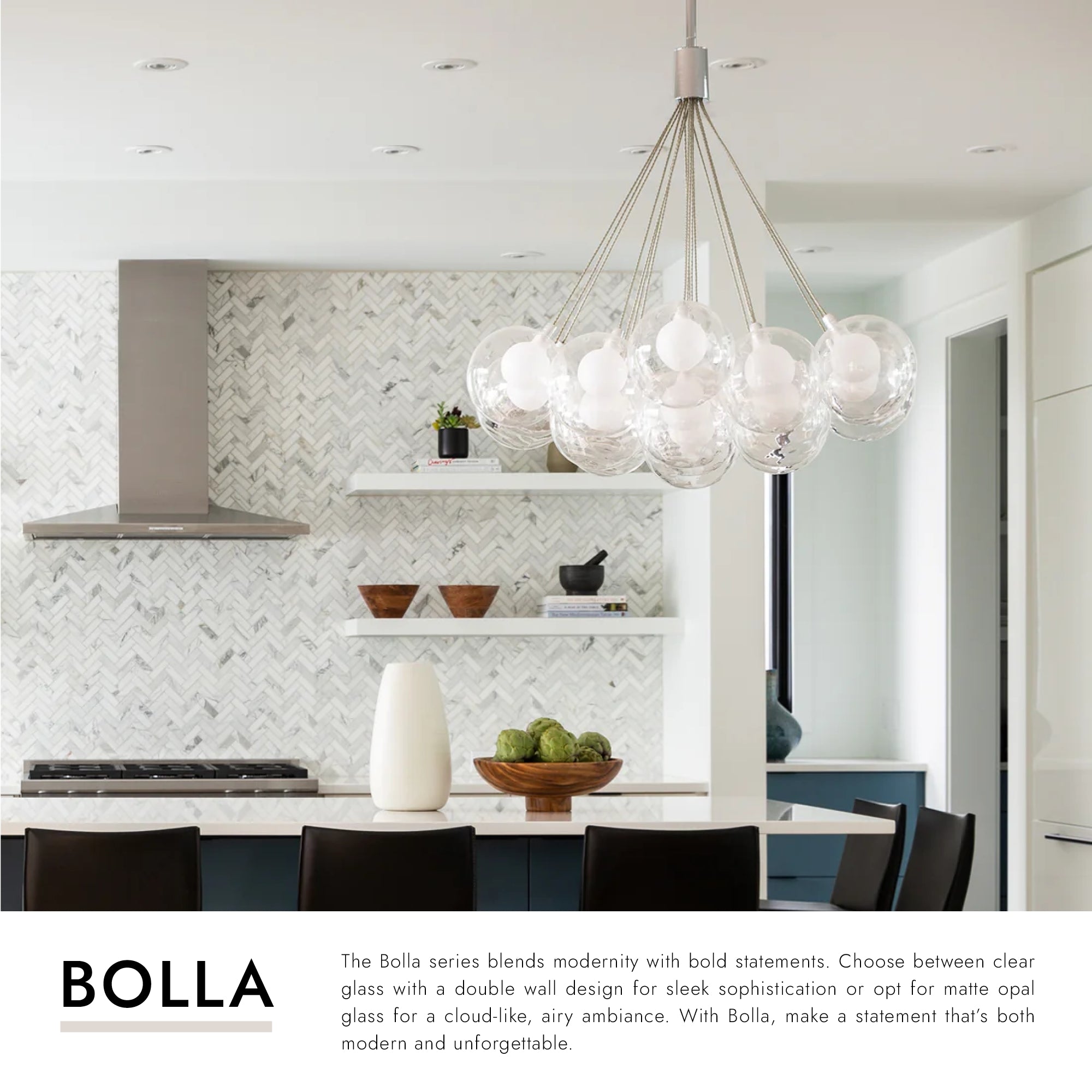 Bolla 28-in Chandelier