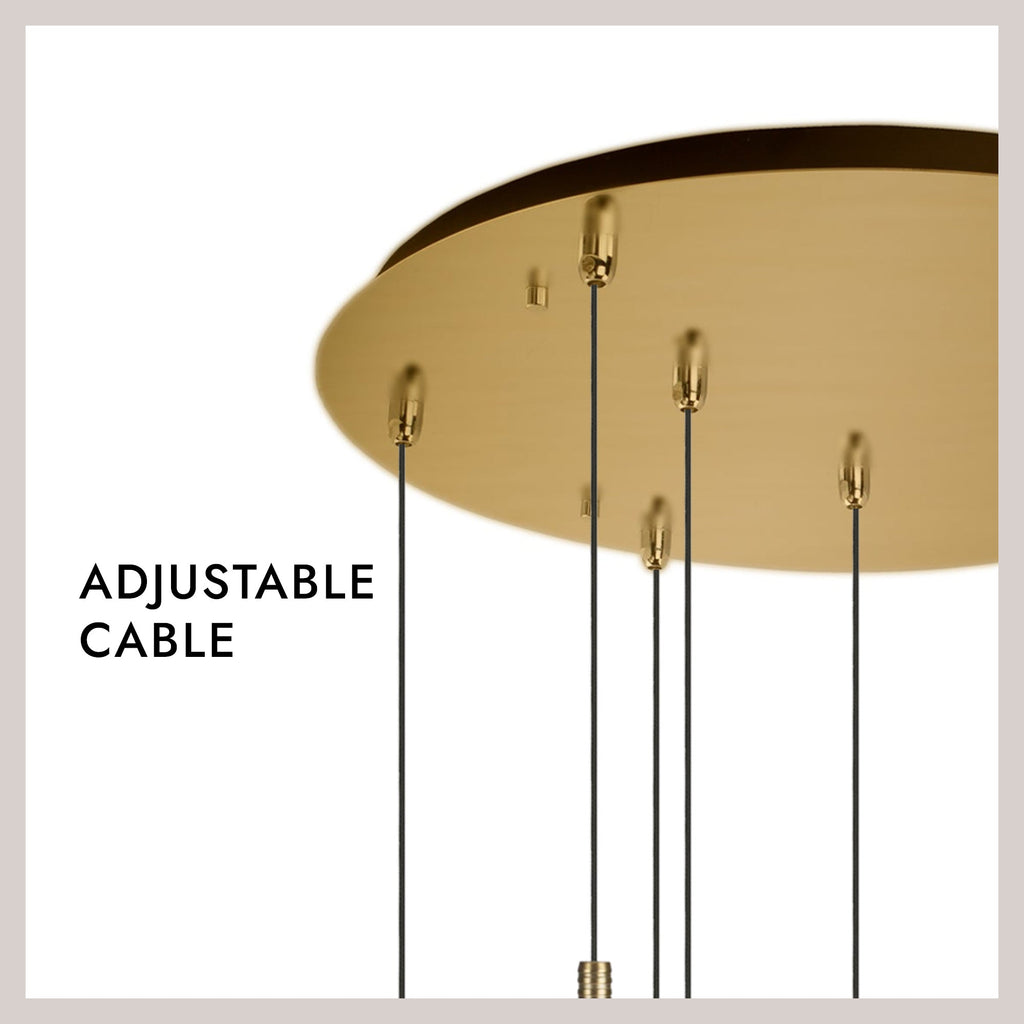 Bolla 6-in 9 Head Multi Pendant