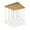 Bolla 6-in 16 Head Multi Pendant — Brushed Gold