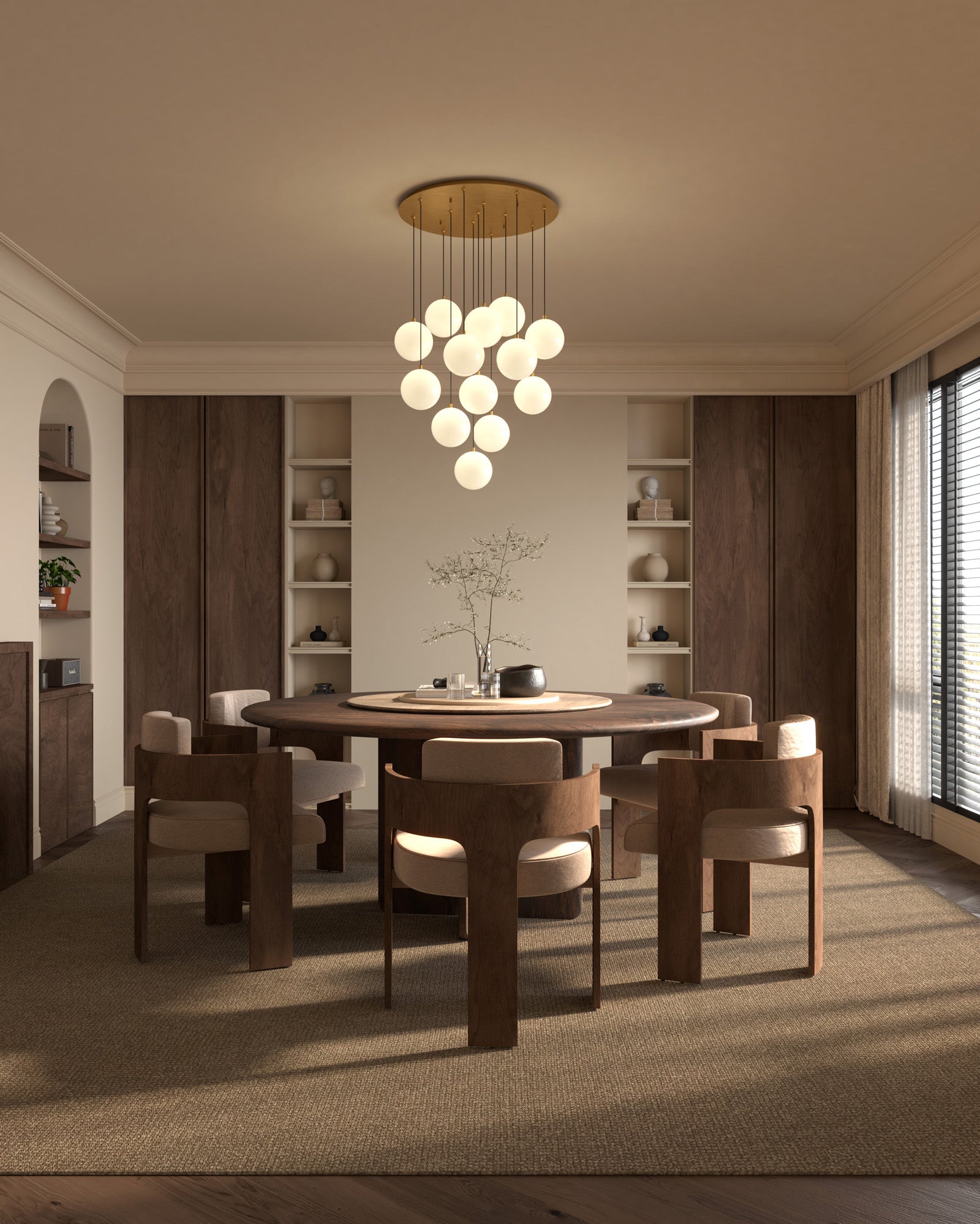 Bolla 6-in 13 Head Multi Pendant