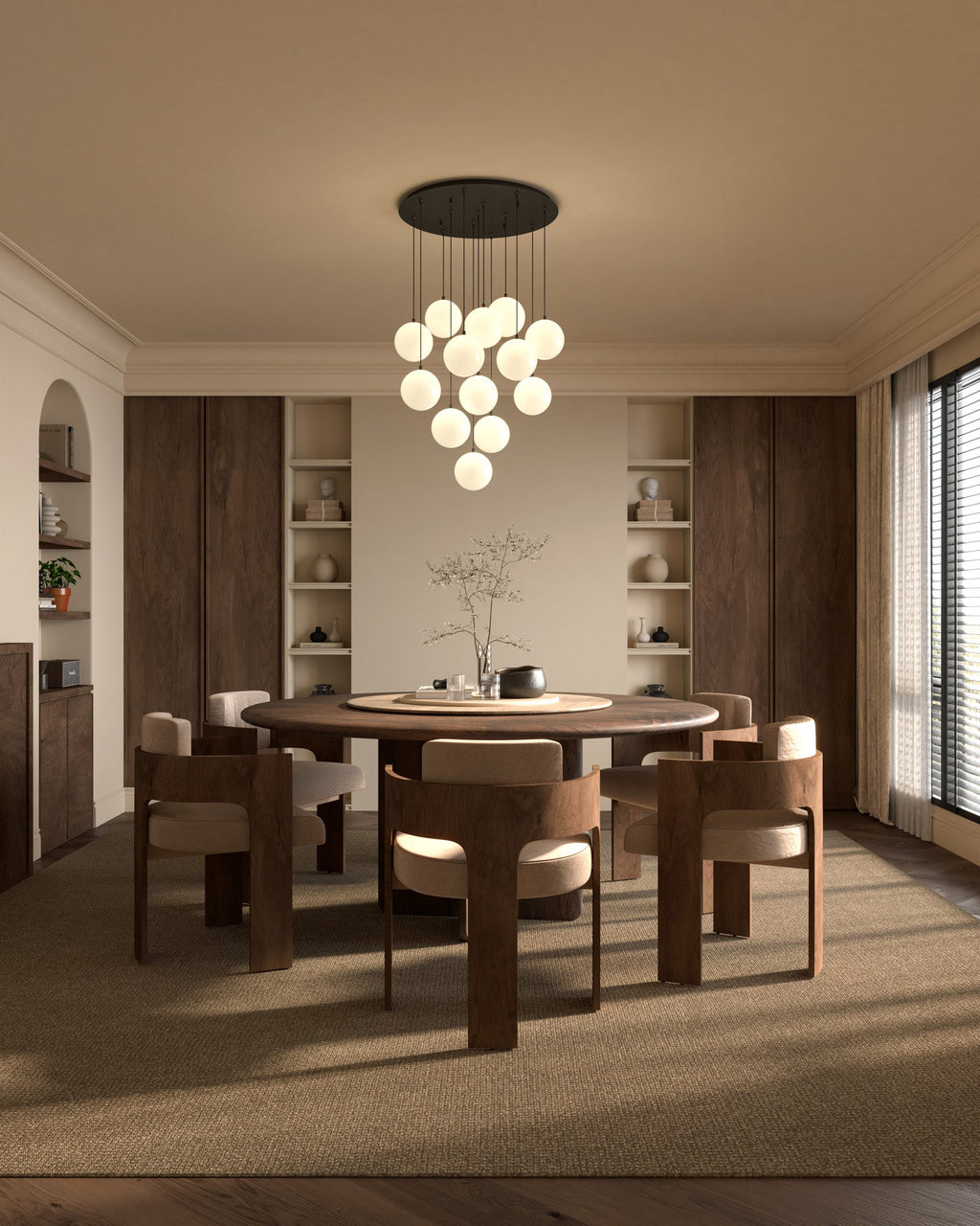 Bolla 6-in 13 Head Multi Pendant