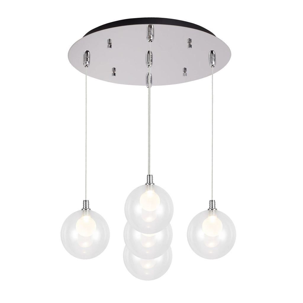 Bolla 6-in 5 Head Multi Pendant
