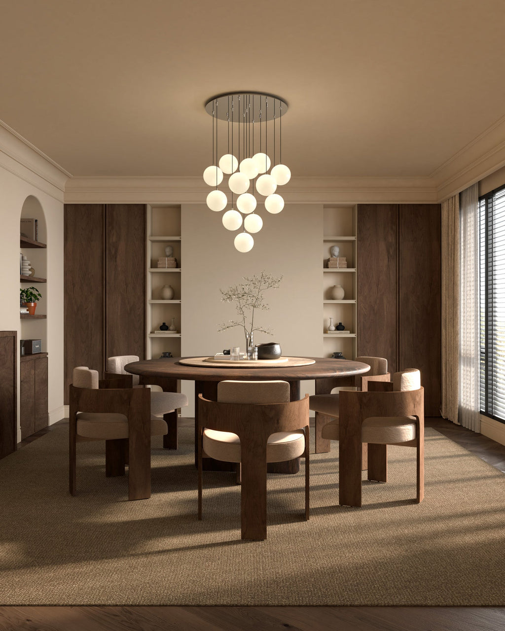Bolla 6-in 13 Head Multi Pendant