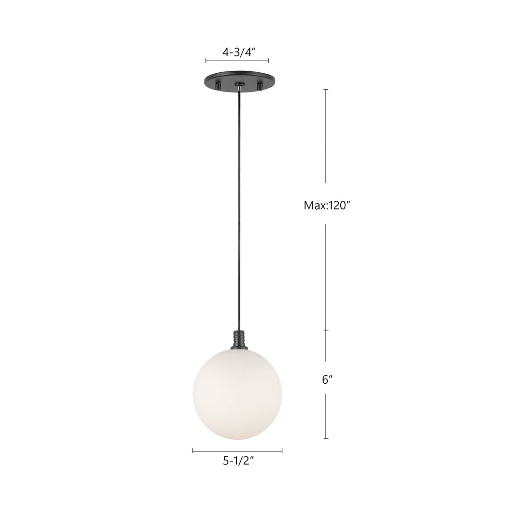 Bolla 6-in Pendant