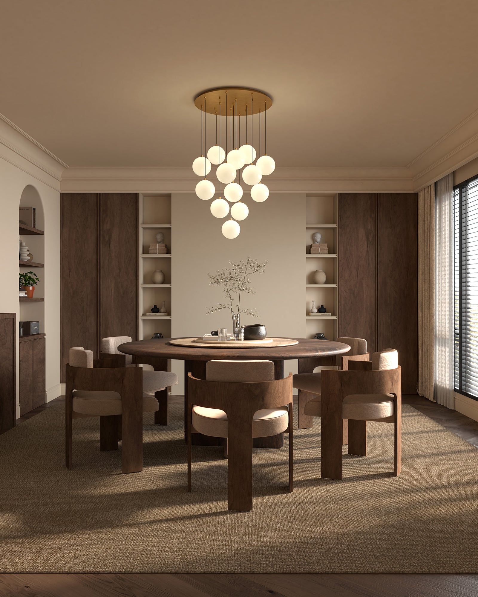 Bolla 6-in 13 Head Multi Pendant
