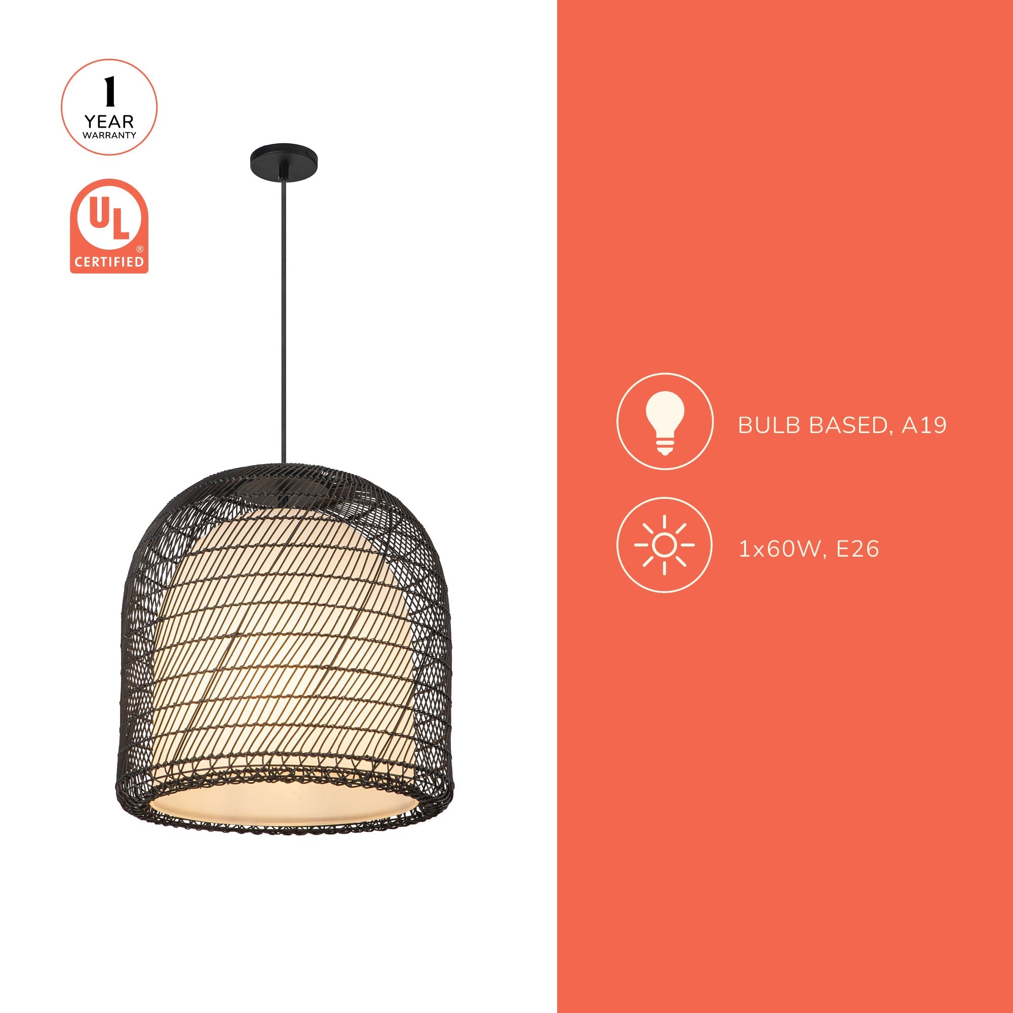 Bondi 20-in Pendant