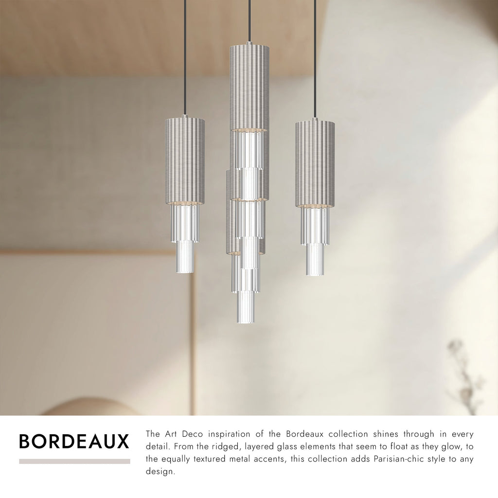 Bordeaux 4-in 5 Head Multi Pendant