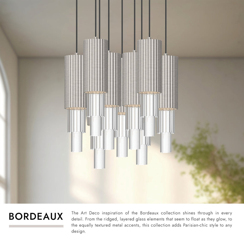 Bordeaux 4-in 9 Head Multi Pendant