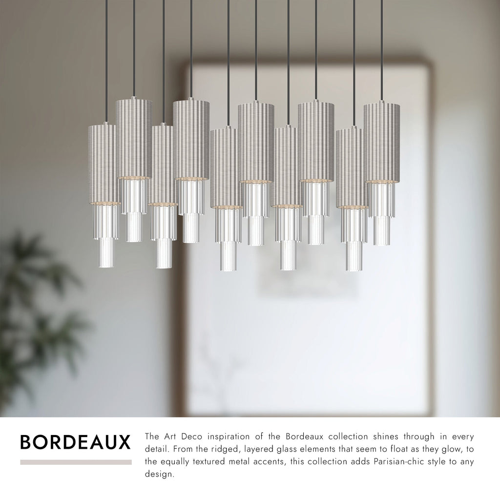 Bordeaux 4-in 10 Head Multi Pendant