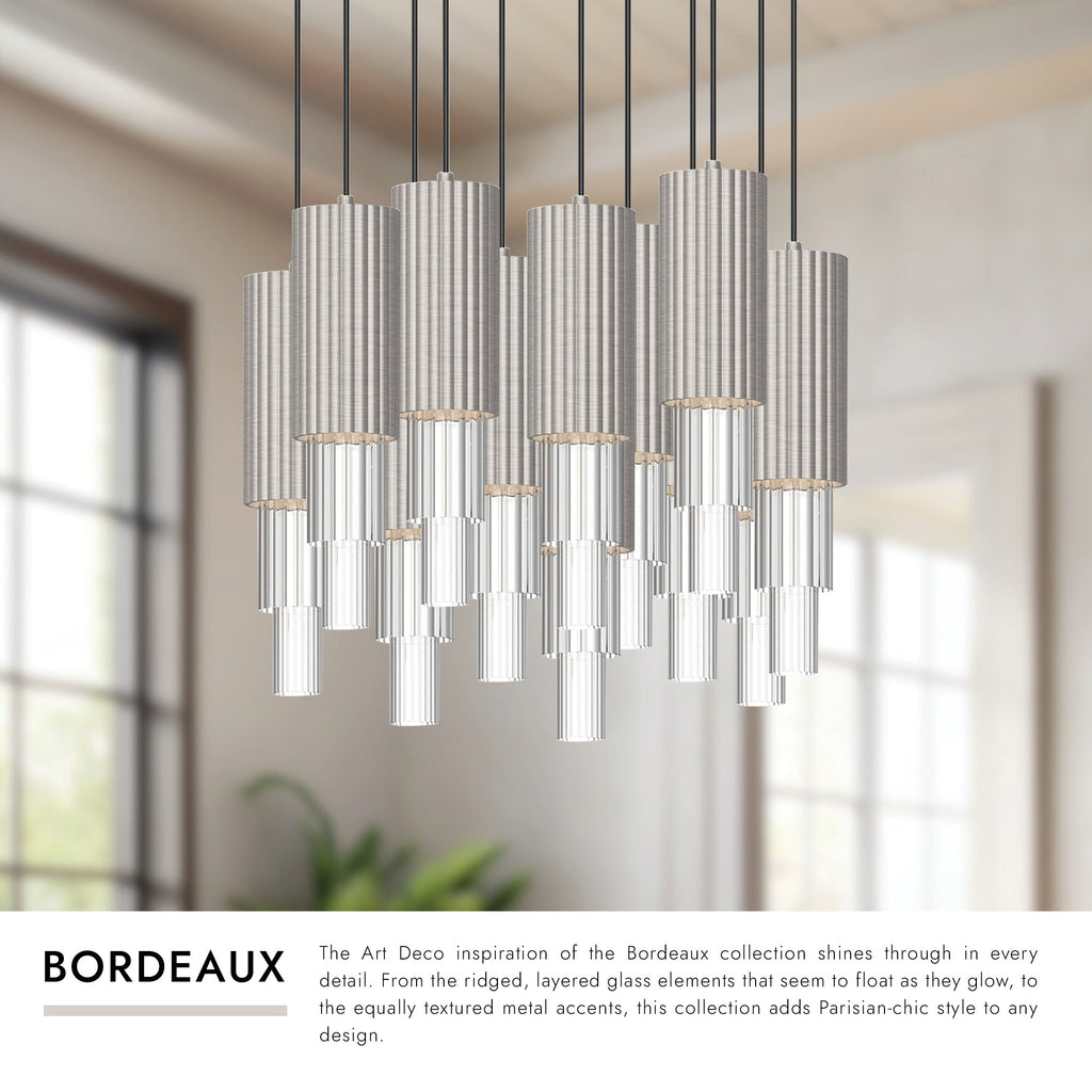 Bordeaux 4-in 13 Head Multi Pendant