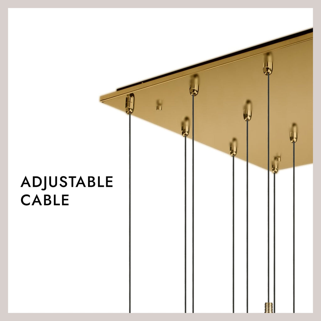 Bordeaux 4-in 16 Head Multi Pendant