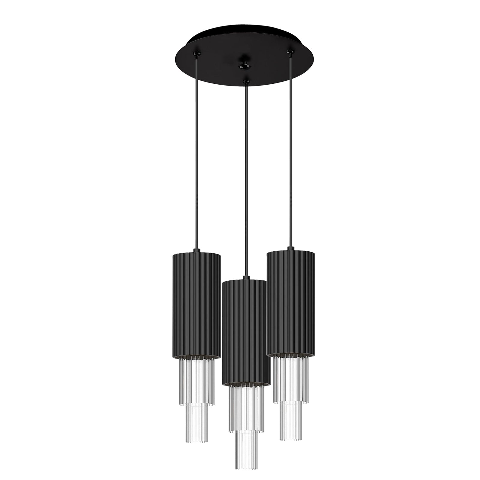 Bordeaux 4-in 3 Head Multi Pendant