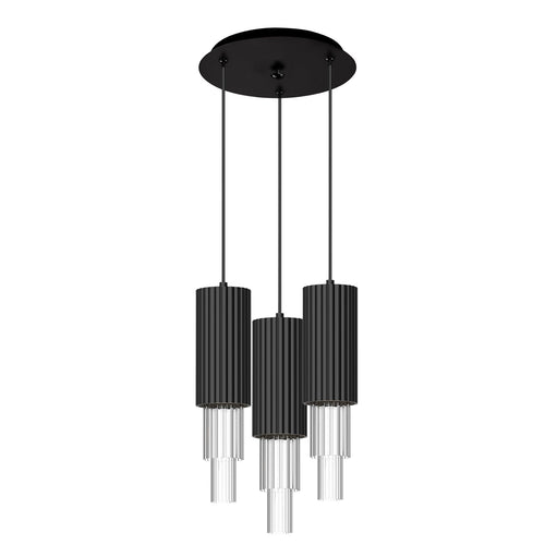 Bordeaux 4-in 3 Head Multi Pendant