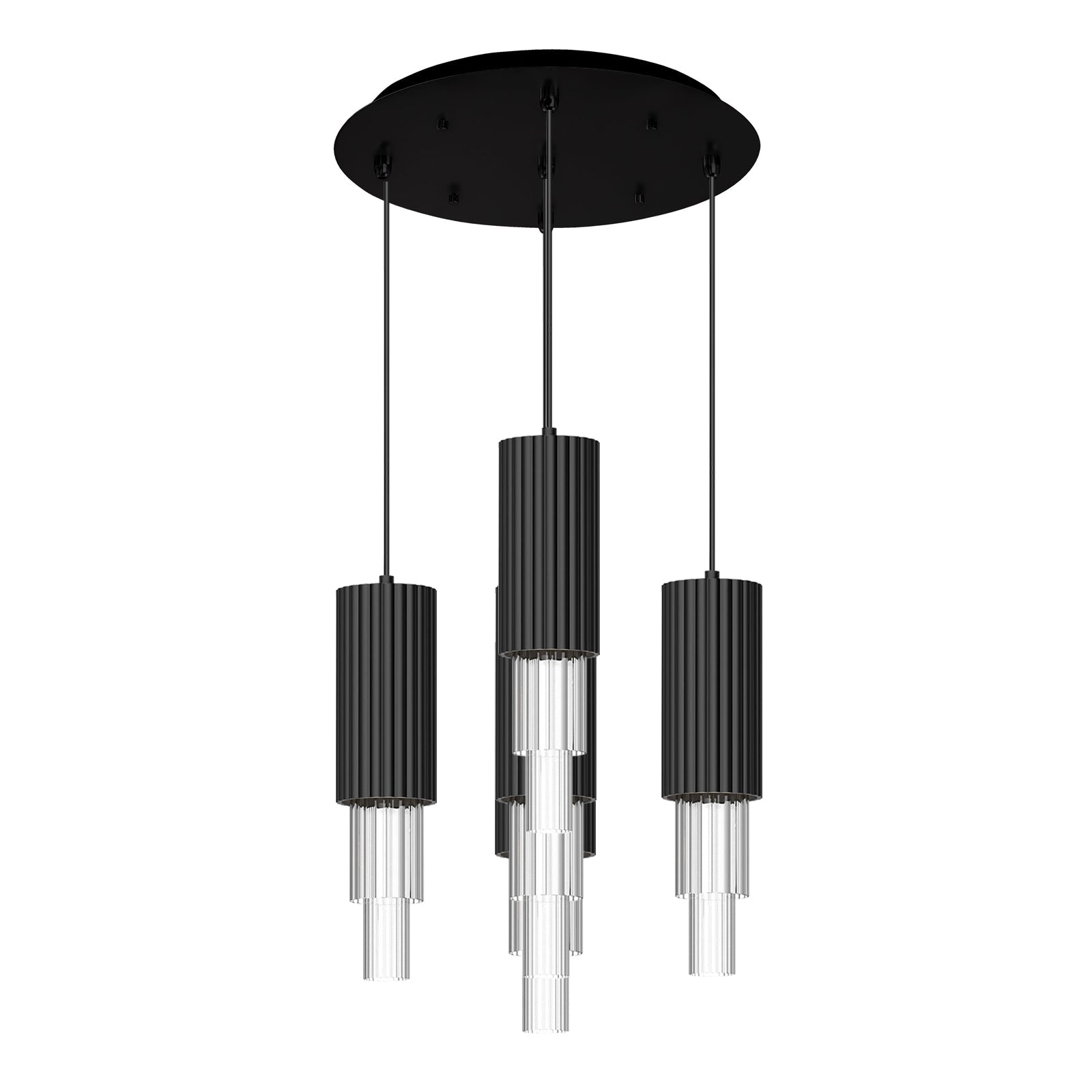 Bordeaux 4-in 5 Head Multi Pendant