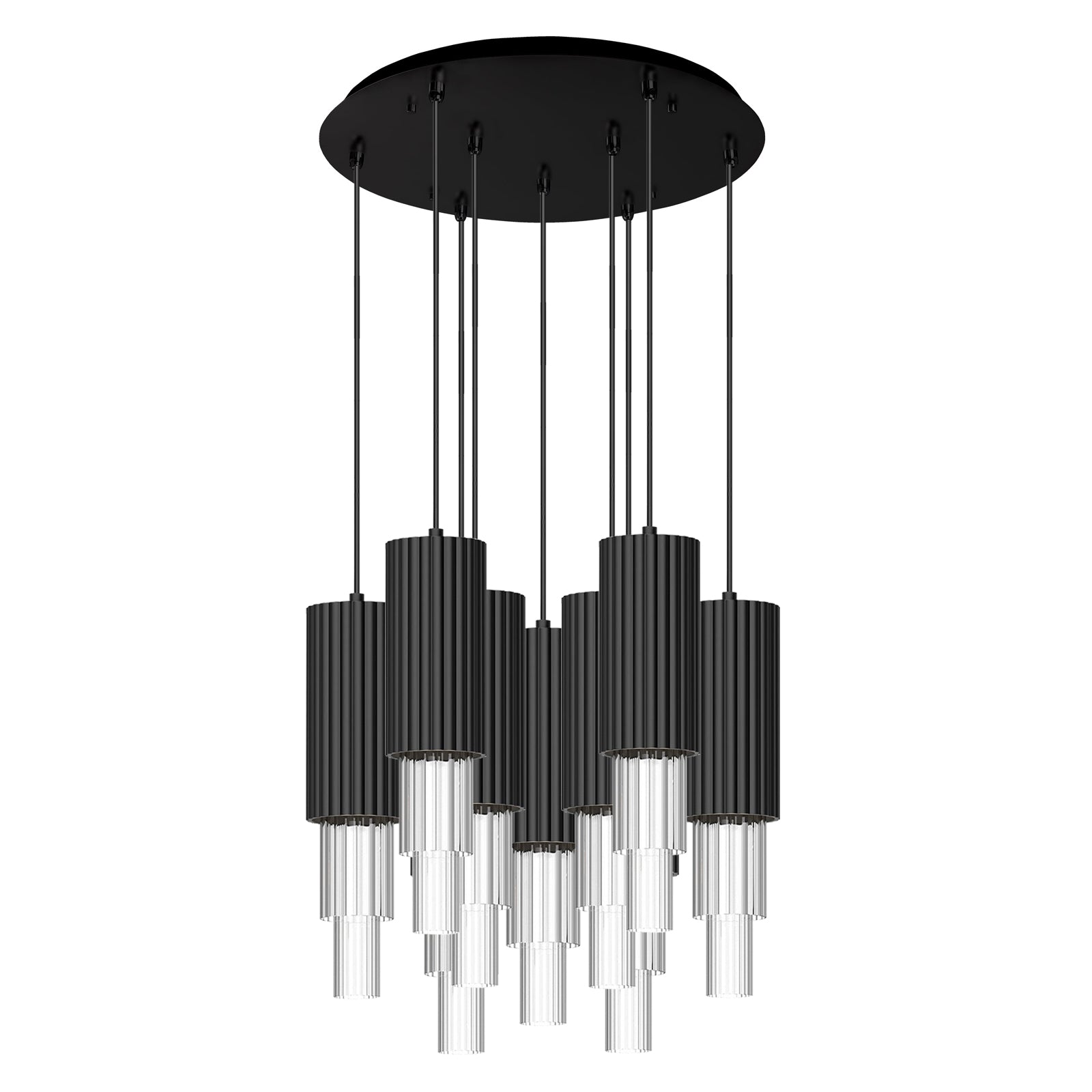 Bordeaux 4-in 9 Head Multi Pendant