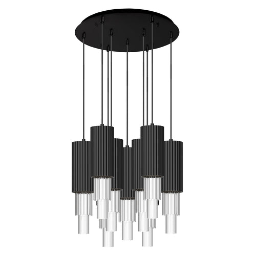Bordeaux 4-in 9 Head Multi Pendant