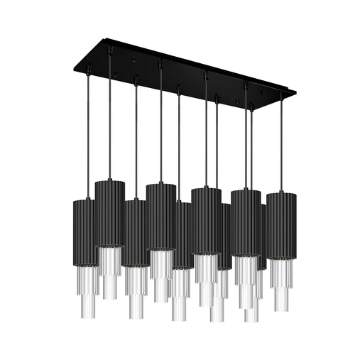 Bordeaux 4-in 10 Head Multi Pendant