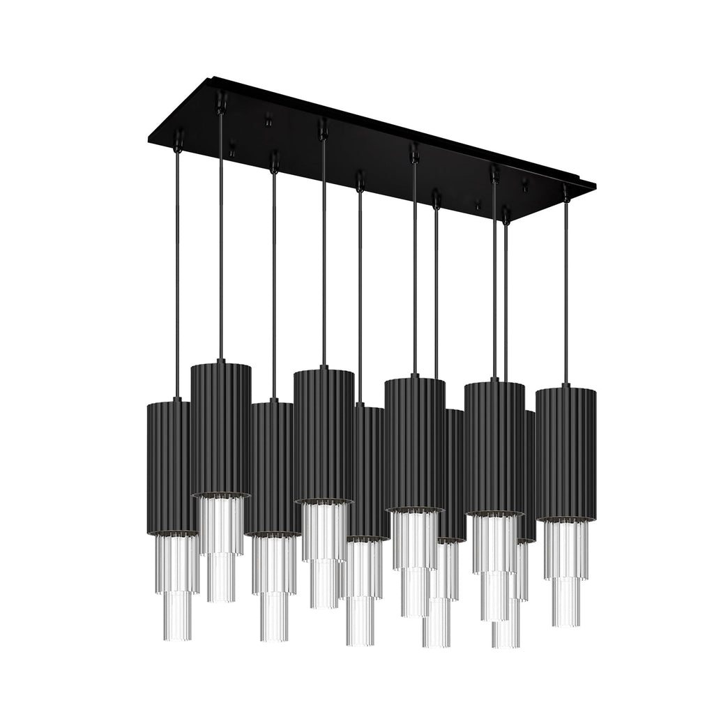 Bordeaux 4-in 10 Head Multi Pendant
