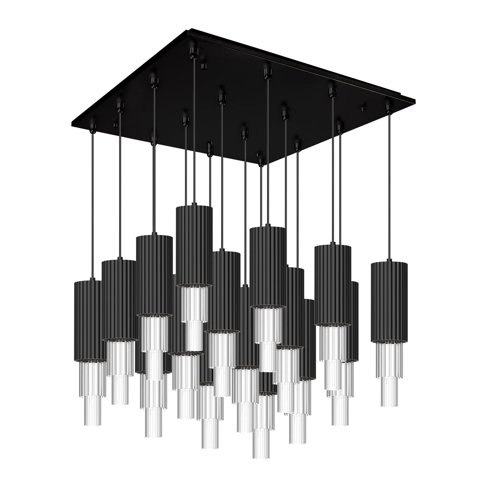 Bordeaux 4-in 16 Head Multi Pendant