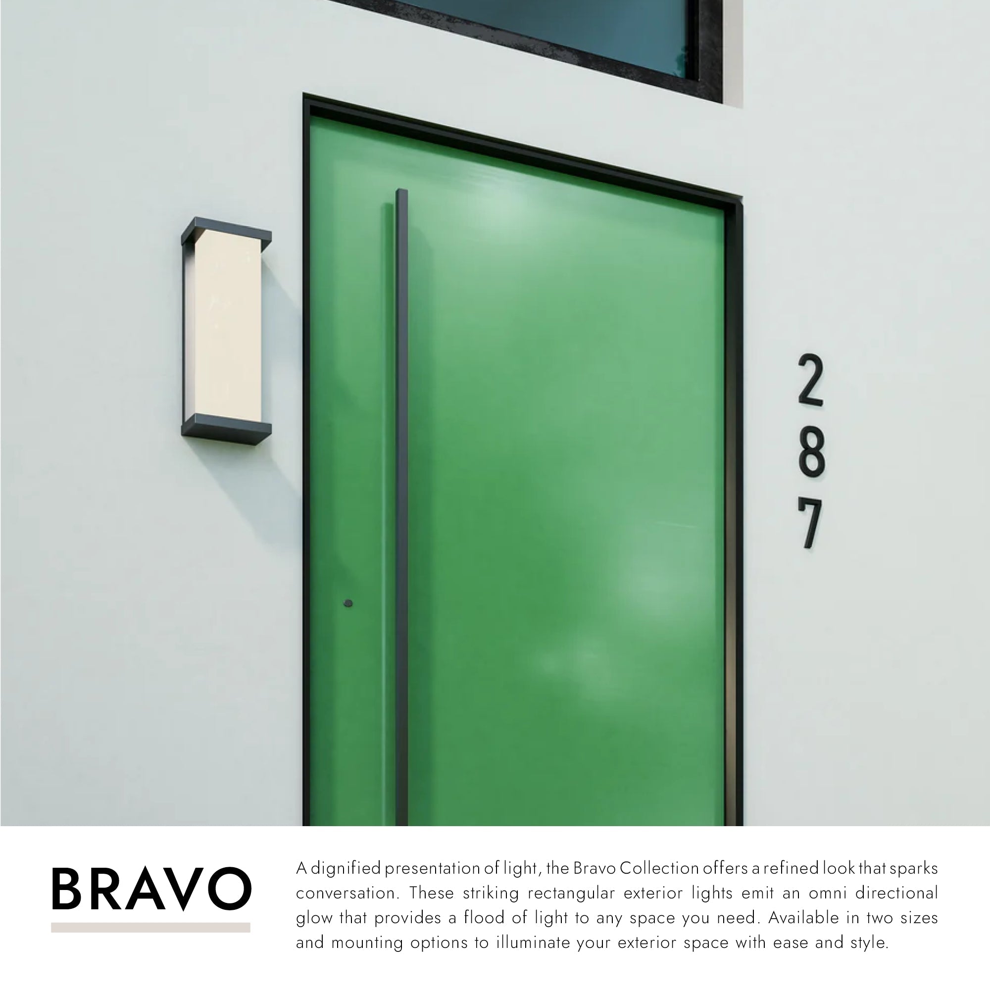 Bravo 20-in Exterior Wall Sconce