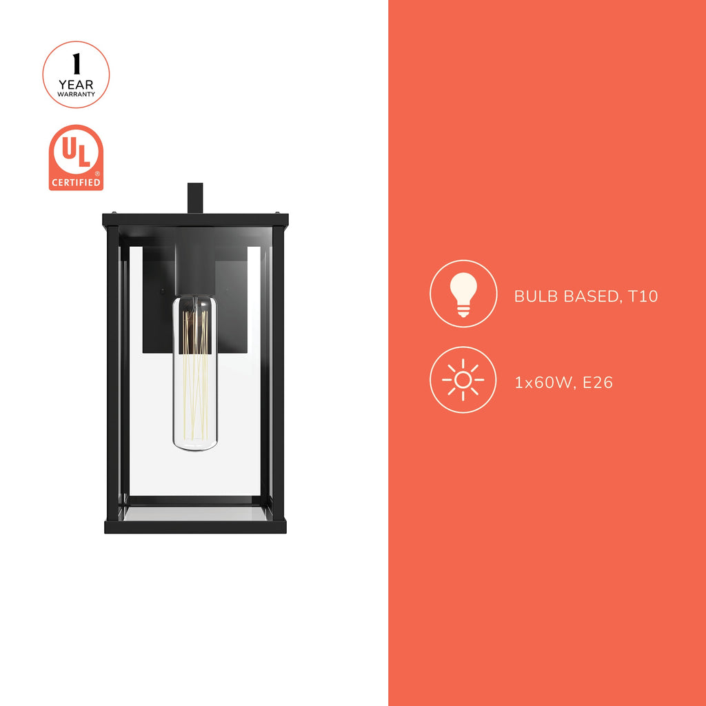 Brentwood 12-in Exterior Wall Sconce