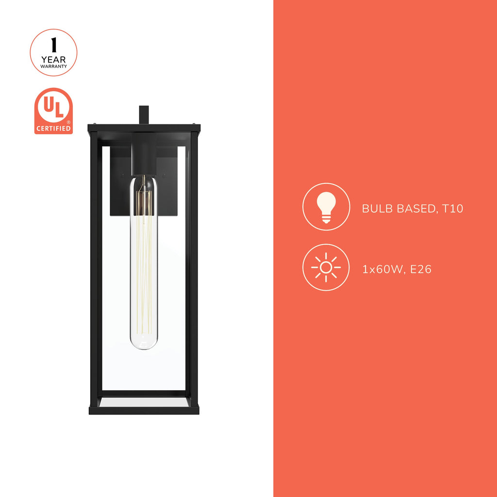 Brentwood 17-in Exterior Wall Sconce