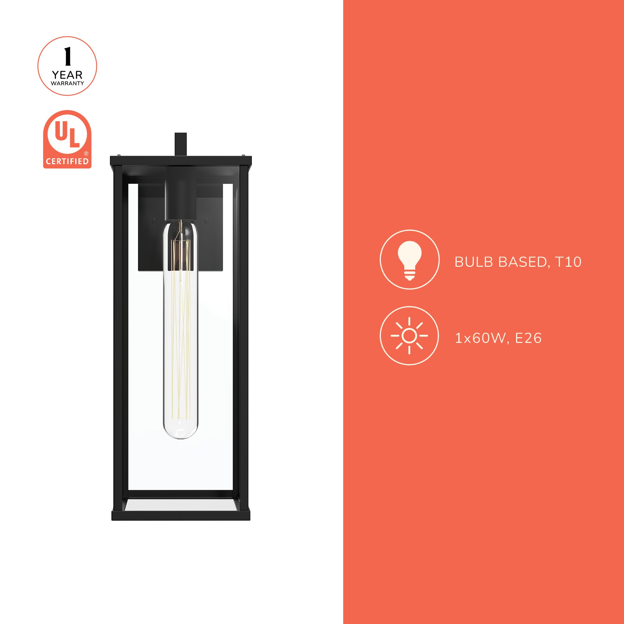 Brentwood 17-in Exterior Wall Sconce