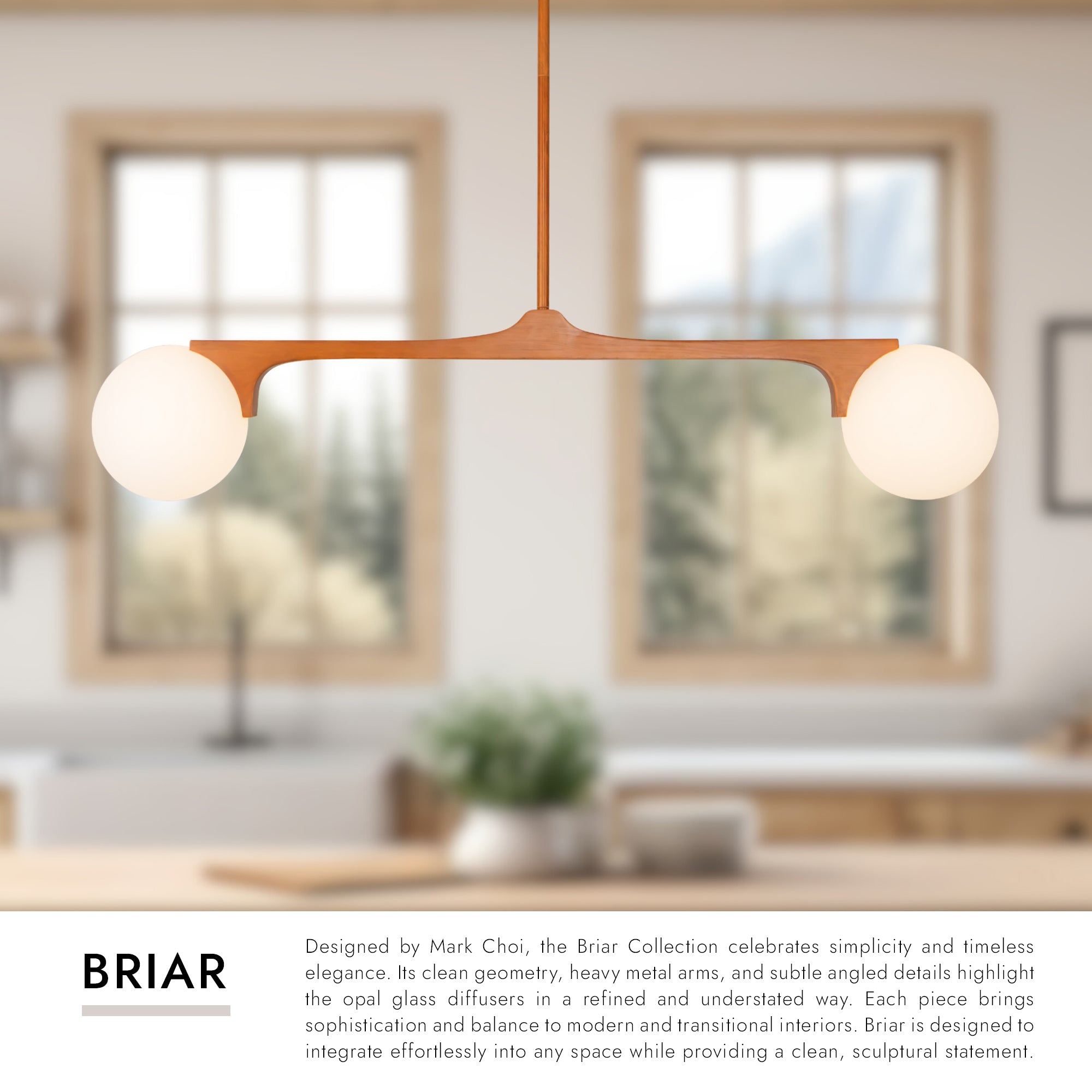 Briar 46-in Linear Pendant