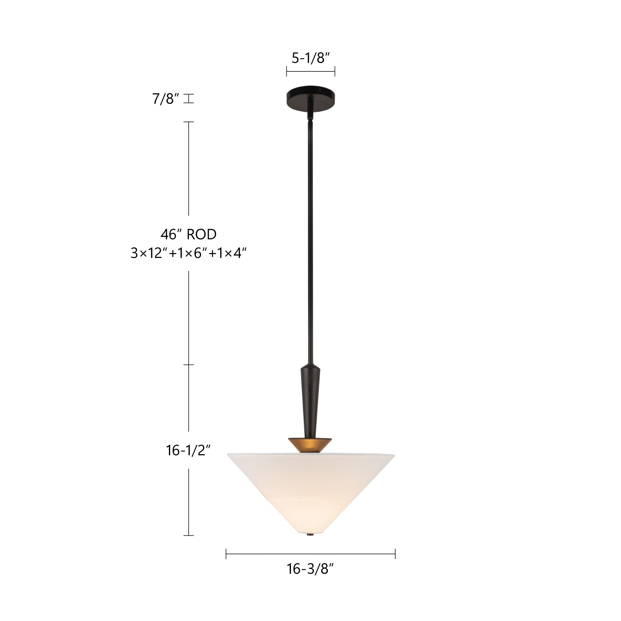 Bridgette 16-in Pendant