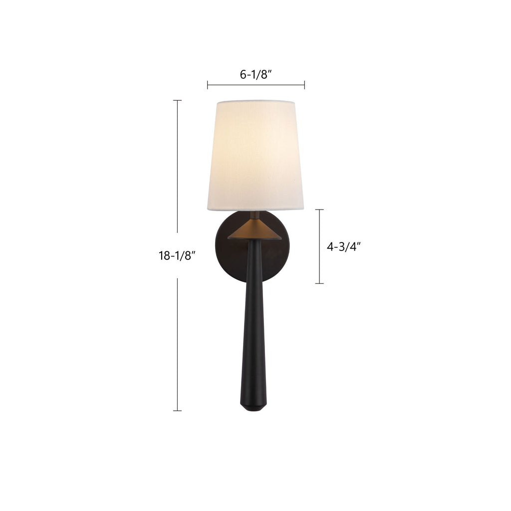 Bridgette 6-in Wall/Vanity Light