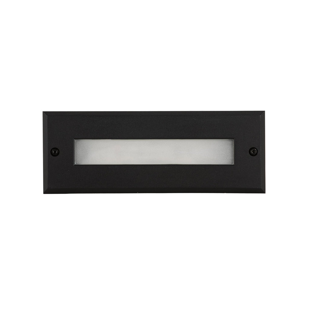 Bristol 10-in Exterior Wall/Step Light — Black