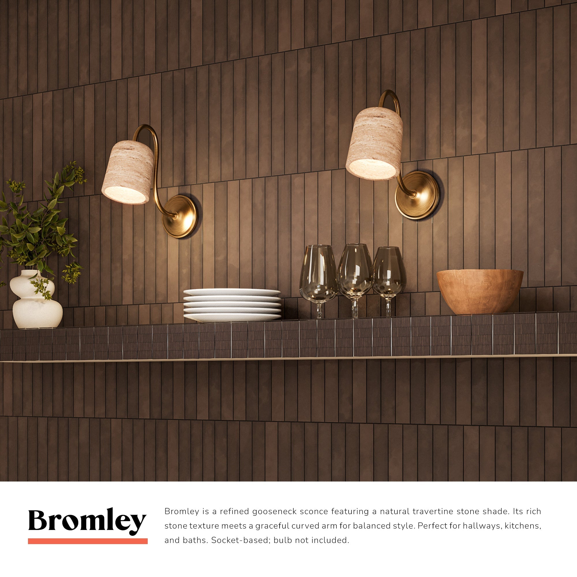 Bromley 5-in Wall/Vanity Light
