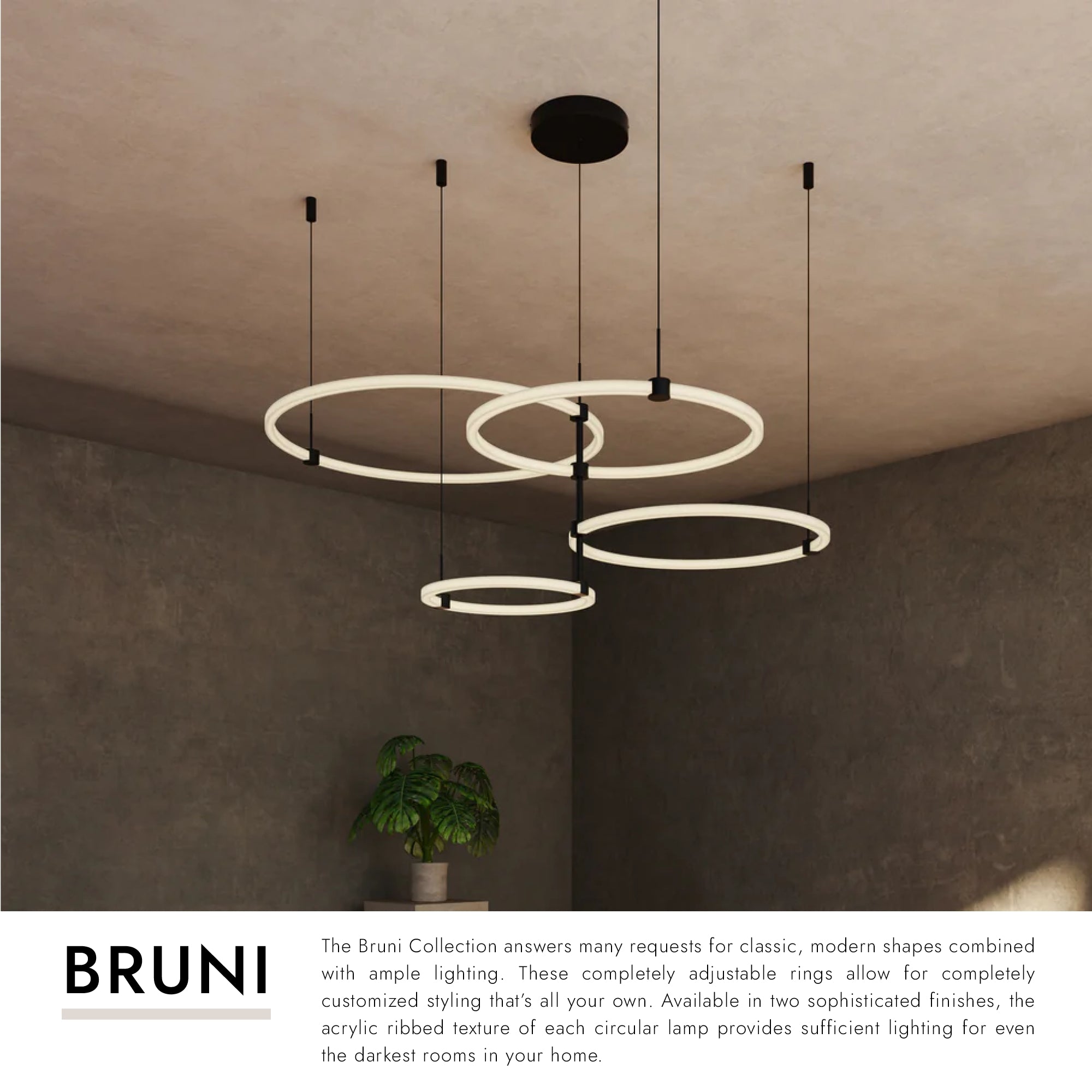 Bruni 55-in Chandelier